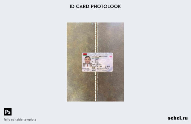 цифровая загрузка шаблона ID Photolook FRONT для Беларуси